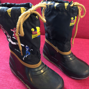 995 Power Rangers Boots Rain Snow Ski 